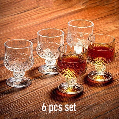 Picture of Crystal Glass - Great for cock Drinks tea or coffee, 200ml, Set of 6 Pcs