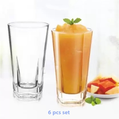 Picture of Branded YUJING (set of 6) YJE-5010 Glass Set Water/Juice Glass  (350 ml, Glass, Clear)
