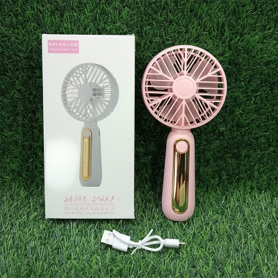 Picture of Portable hand held fan for summer best hand fan for this time mini fan rechargeable fan same as picture fan