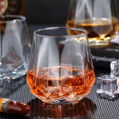 Picture of 310ml 10 Oz European Creative Clear Drinking Mug Water Beverage Coke Glass Cup (ES5163-2C) 6 pcs set