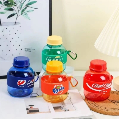 Picture of 1 pcs mini 350ml Creative Plastic Bucket Portable Water Bottle