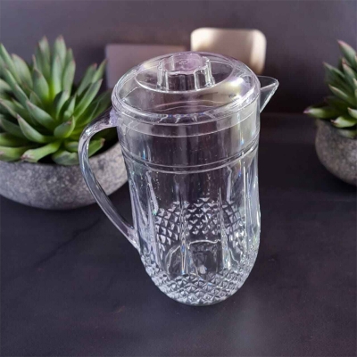 Picture of Premium Water Jug - 2.25L Anarkoli Plastic Crystal Transparent Classic, 1 Piece