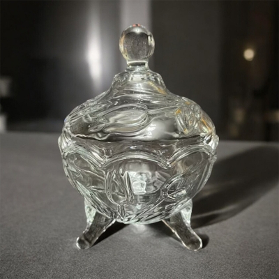 Picture of Mini Size Fine Crystal Covered Canister - 1 Pc from Studio Silversmiths Liliana Collection, Ideal for Candy