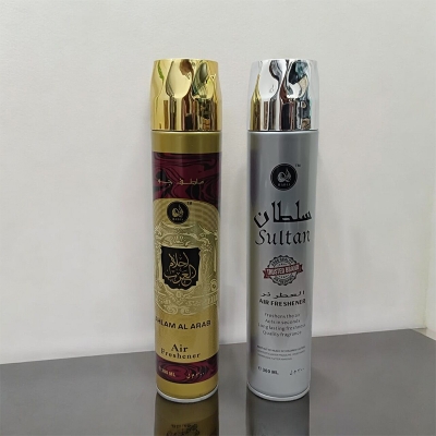 Picture of 2 pcs Combo Ahlam al Arab and Sultan 300ml Air Freshener Room Spray - Fresh Floral Woody Home Fragrance for Indoor Use - 1pcs 300ml Spray for a Pleasant and Inviting Atmosphere