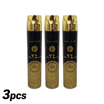 Picture of 3 Pcs Combo Refreshing Oud 300ml Air Freshener Spray - Fresh Floral Woody Scent - Indoor Use - Create a Pleasant Atmosphere