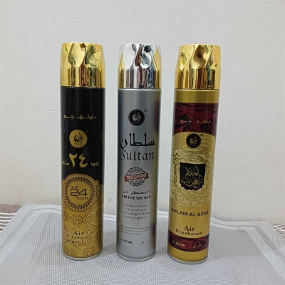 Picture of 3 pcs Combo Oud, Ahlam al Arab, and Sultan 300ml Air Freshener Room Spray - Fresh Floral Woody Home Fragrance for Indoor Use - 1pcs 300ml Spray for a Pleasant and Inviting Atmosphere