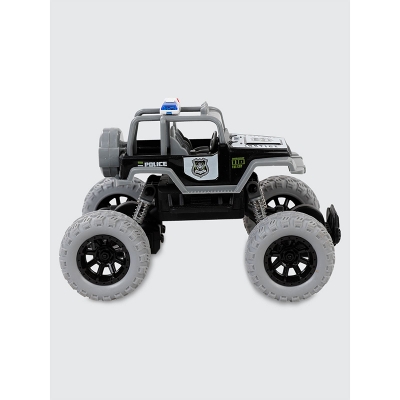 Picture of Pull Back Shock Absorber Big Wheel Toy Police Car