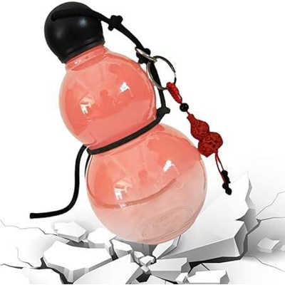 Picture of Bottle Gourd Water Bottle, 800ml Travel Water Bottle, Chinese Hip Flask, Liquor Kettle for Hiking, Beverage Container for Camping, Gym Water bottol