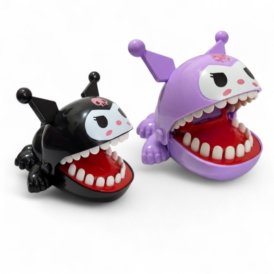 Picture of Kuromi Biting Finger Game Toy: Fun Sanrio Interactive Prank Game, Perfect for Kids & Adults Party Entertainment, Novelty Desktop Dentist Game for Family Fun, Stress Relief Gift, Hand-Eye Coordination Toy, Ages 4