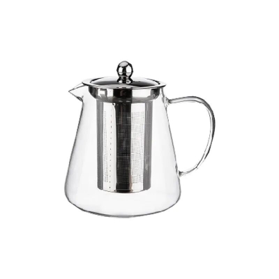 Picture of High Quality DELI 959ml 21.38oz Beverage Carafe Juice Food Grade Borosilicate Hot Modern Glass Tea Pots with Infusers