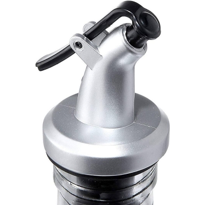 Picture of Glass Oil Bottle And Vinegar Pouring Dispenser, Condiment Set, Cruet, Seasoning For Dining Table And Kitchen, Airtight And Non-Drip Bottle Stoppers, Glass - 500Ml (Pack Of 2)