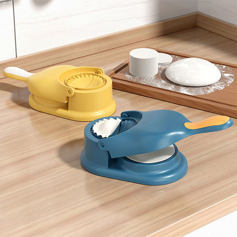 Picture of 2 in 1 Dough Press Tool Set Dumpling Maker Manual Press Skin Mold Kitchen Tools