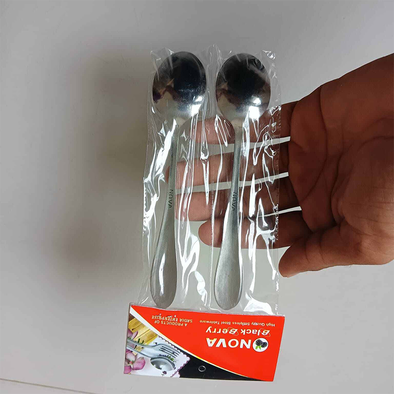 Picture of Nova Black Berry 6 pcs Stainless Steel Sugar Spoons Mini Tea Coffee Teaspoon