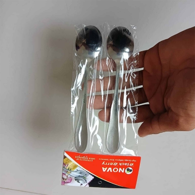 Picture of Nova Black Berry 6 pcs Stainless Steel Sugar Spoons Mini Tea Coffee Teaspoon