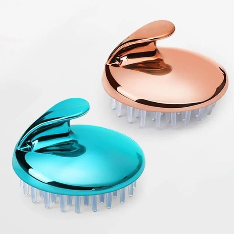 Picture of 1 pcs Silicone Head Body Massager Shampoo Scalp Massage Brush Hair Washing Comb Body Shower Brush Bath Spa Slimming Massage Brush