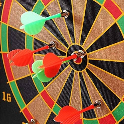 Picture of 12'' Inch Magnetic Roll Up Double sided Dart Board and target game