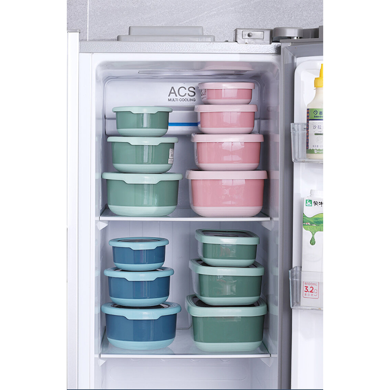 Picture of Homio Tedemei 820ML portable leakproof Non-slip Skid-resistance seal lid lunch box inner Stainless steel food container