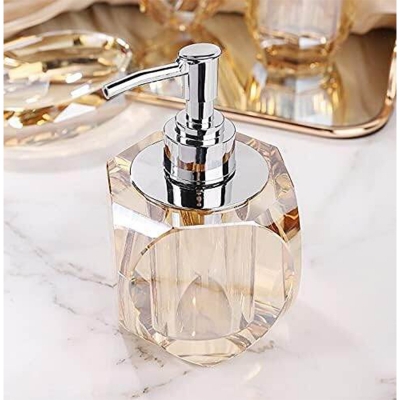 Picture of Crystal Hand Wash Dispenser 220 ml Soap, Conditioner, Shampoo, Gel, Liquid Dispenser
