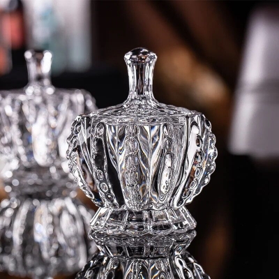 Picture of 1 pcs Professional Manufacturer Soda Lime Glass Candy Storage Jar for Party