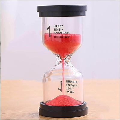 Picture of 10 minuets stand timer sant watch Hourglass Sand Timers Color 10 Minutes Sandglass Timer for Games Classroom Home Office
