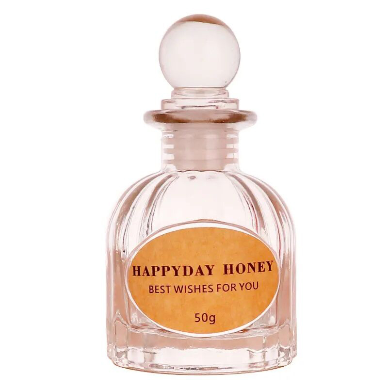 Picture of Sealed 100ml Perfume Bottle French Girl Mini Storage Glass Jar Decor