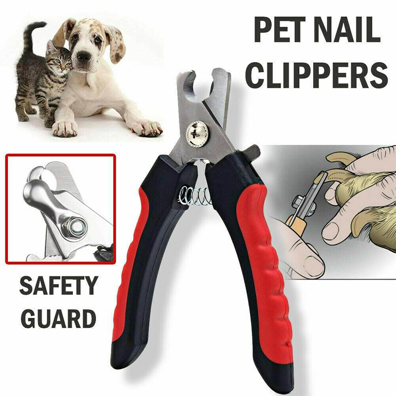 Picture of Stainless Steel Dog Nail Clippers - Pet Nail Clippers + File Kit - Cat Grooming Tool