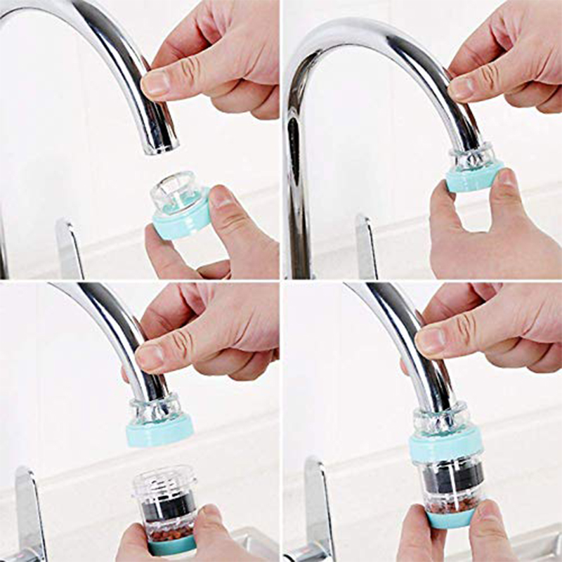 Picture of Compact Magnetic Water Purifier – Mini Filter for Kitchen Faucet, Uses Medical Stone to Remove Rust, 1pcs",