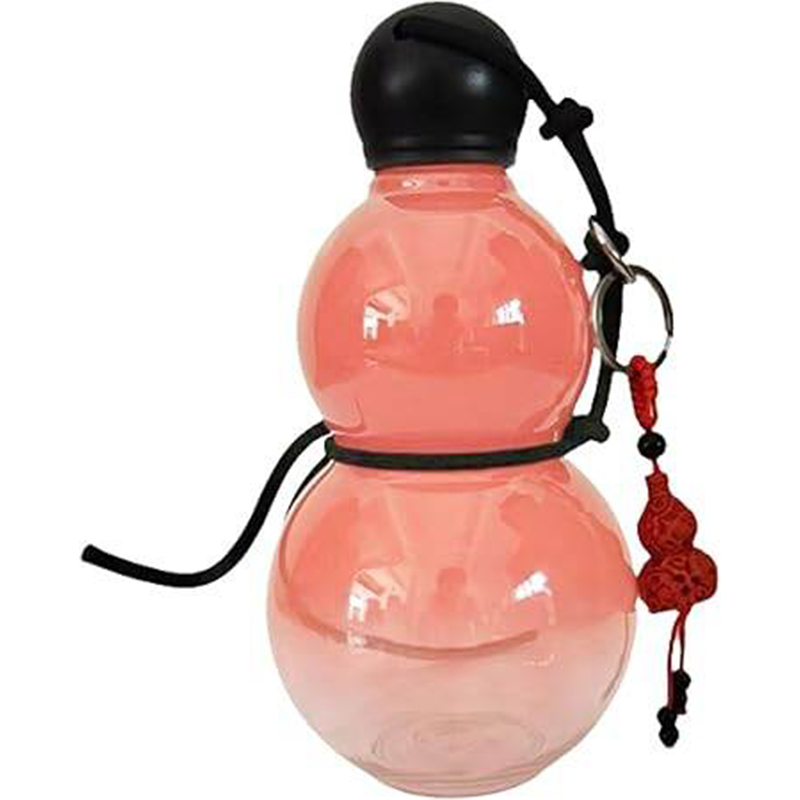 Picture of Bottle Gourd Water Bottle, 800ml Travel Water Bottle, Chinese Hip Flask, Liquor Kettle for Hiking, Beverage Container for Camping, Gym Water bottol