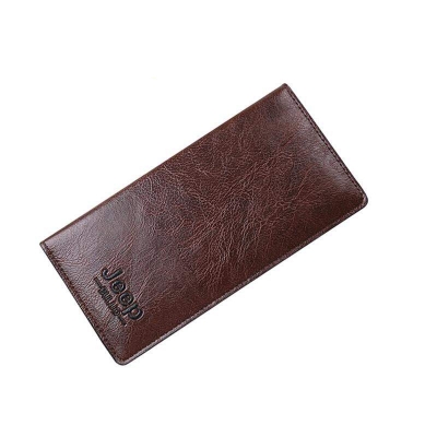 Picture of Jeep Chocolate Artificial Leather Long Wallet for Men (Chocolate)