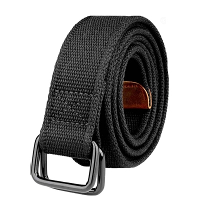 Picture of KAMRO Plus Free Size Long Double Ring Big Mens Canvas Fabric Cloth Belts Multi Collor (Multicolor,Int: One size)