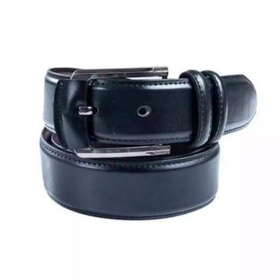 Picture of Black color artificial leather belt fore men (Black,Int: One size)
