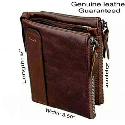Picture of Dark Brown Colour  Leather Wallet For Men (Dark Brown Colour)