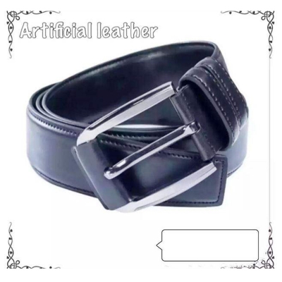 Picture of Black Artificial Leather Belt For  Men (Black,Int: One size)