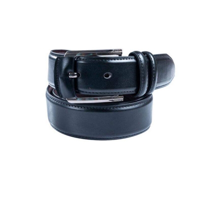 Picture of Black Artificial Leather Belt For Men (Black,Int: One size)