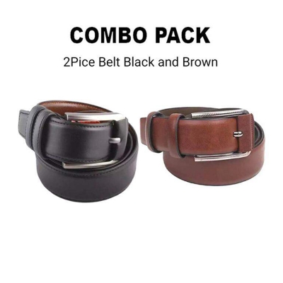 Picture of Artificial Leather chocolate colour belt for men (Chocolate,Int: One size)
