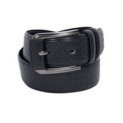 Picture of Black Artificial leather belt for men (Black,Int: One size)