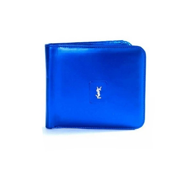 Picture of Blue YSL artificial leather wallet for men (Blue)