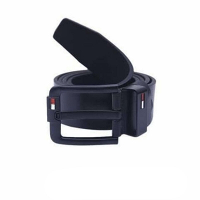 Picture of Black Bockles artificial leather belt for men (Black,Int: One size)