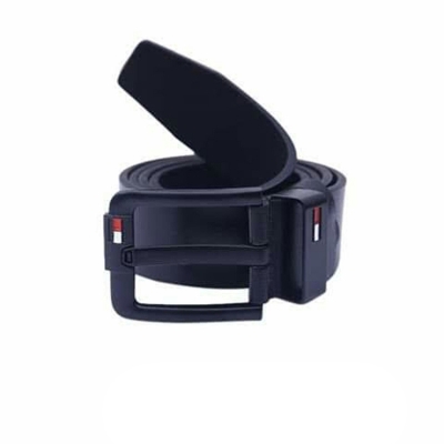 Picture of Black Bockles artificial leather belt for men (Black,Int: One size)