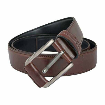 Picture of Brown artificial  leather  belt  for mon (Brown,Int: One size)