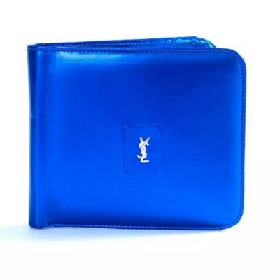 Picture of Blue YSL artificial leather wallet for men (Blue)