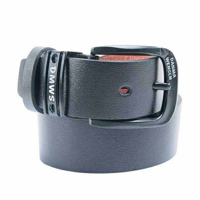 Picture of Black Bockles artificial leather belt for men (Black,Int: One size)