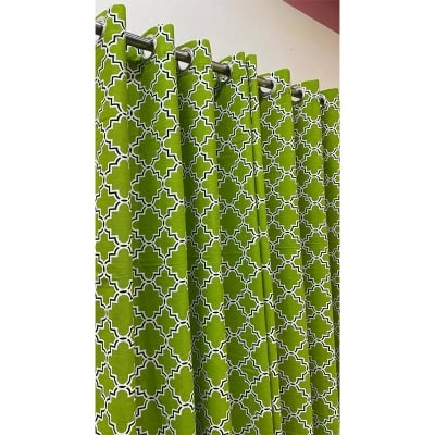 Picture of Cotton Garment Door And Window Curtain-Olive