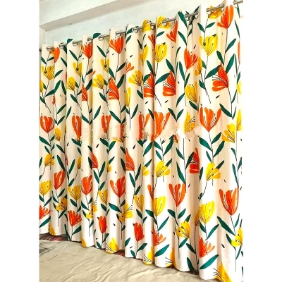 Picture of premium quality cotton curtain /Porda 4 kuchi 8 ilet-Multicolor