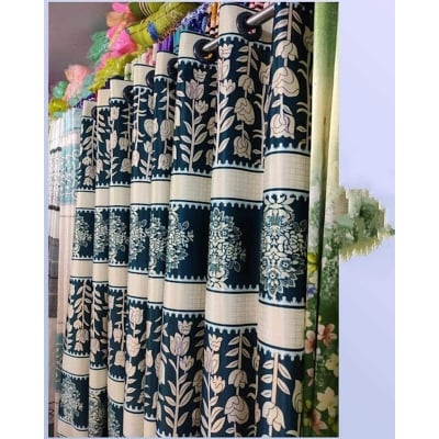 Picture of High quality door and window curtains (porda) 4 kuci 8 Eilet 1 Piece-Multicolor
