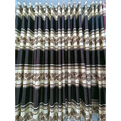 Picture of Chinese Synthetic Curtain for Door and Windows, Porda (parda) -(4 kuchi -1pis)-Gold