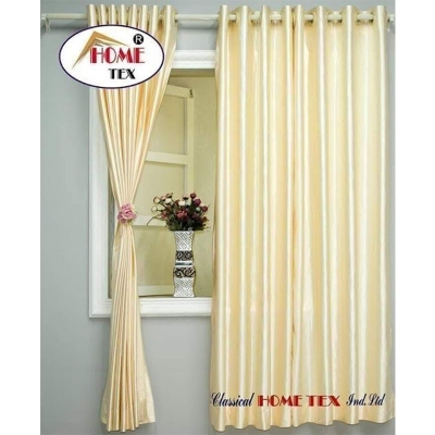 Picture of New Exclusive synthetic one color curtain ( porda )  for window & door 1pcs-Cream