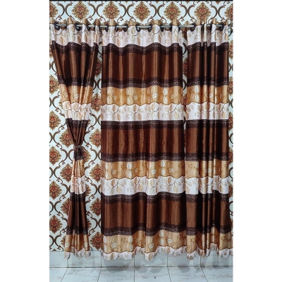 Picture of New Synthetic Curtain for Door and Windows, Porda ( parda) -( 4 kuchi -1pis)-Multicolor