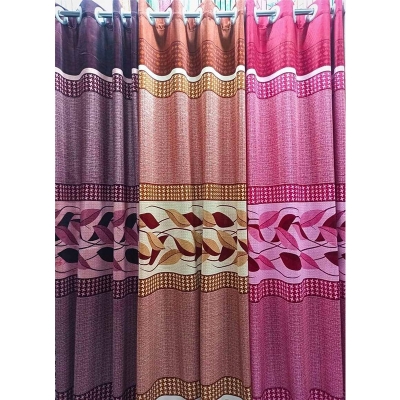 Picture of Door and window curtain 2 pcs-Multicolor