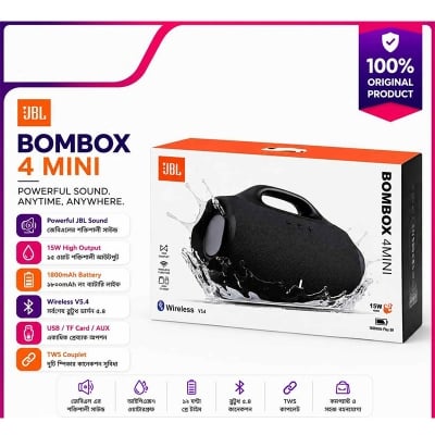 Picture of JBL Boombox 4 Mini Wireless Speaker – Powerful Sound Anywhere!